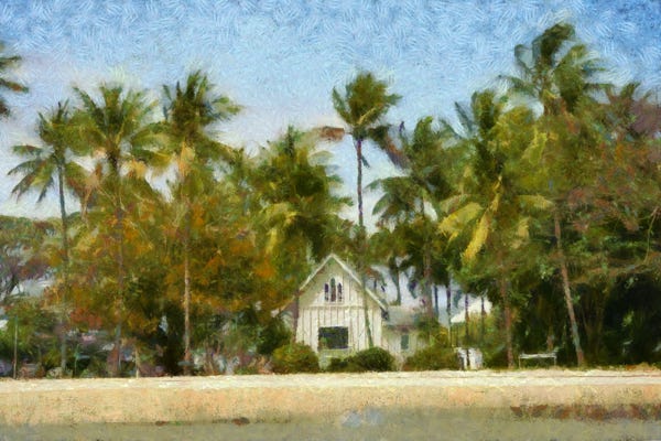 St Mary's church in Port Douglas, Inspired by Monet